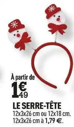 Centrakor Le serre-tête offre