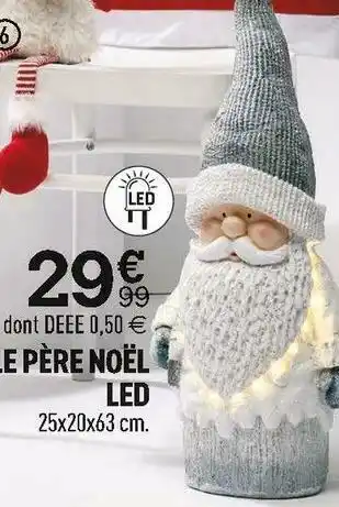 Centrakor Le père noël led offre