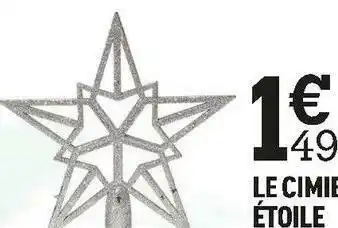 Centrakor Le cimier étoile pailleté offre