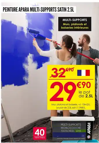 Décor Discount APARA Peinture apara multi-supports satin 2.5l offre