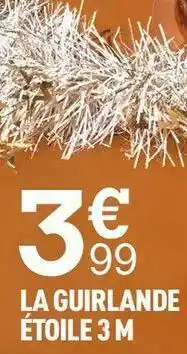 Centrakor La guirlande étoile 3 m offre