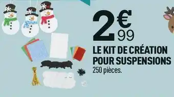 Centrakor Le kit de création pour suspensions offre