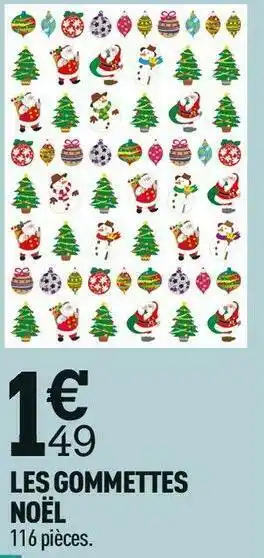 Centrakor Les gommettes noël offre