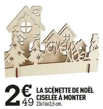 Centrakor La scénette de noël ciselée à monter offre