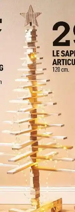 Centrakor Le sapin bois articulé offre