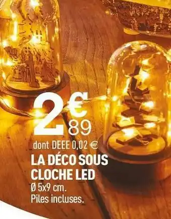 Centrakor La déco sous cloche led offre