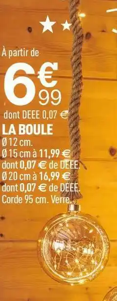 Centrakor La boule offre