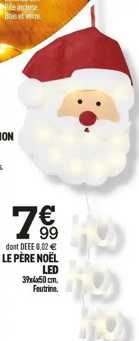Centrakor Le père noël led offre