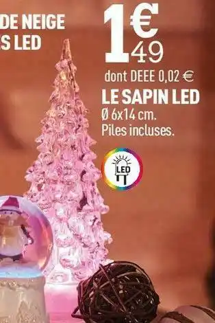 Centrakor Le sapin led offre