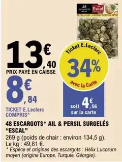 E.Leclerc Citron lime offre