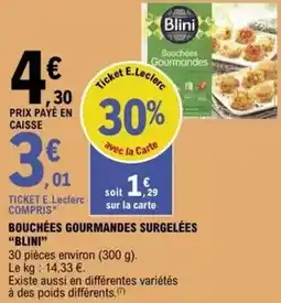 E.Leclerc E.leclerc - couronne des rois saupour de de perles de surgelees offre