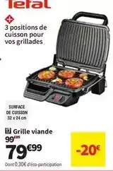 Conforama Tefal - grille viande offre