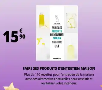 Auchan Faire ses produits d'entretien maison offre