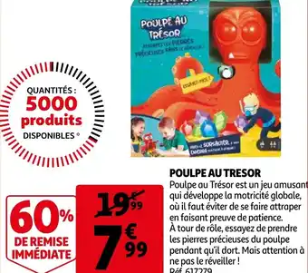 Auchan Poulpe au tresor offre