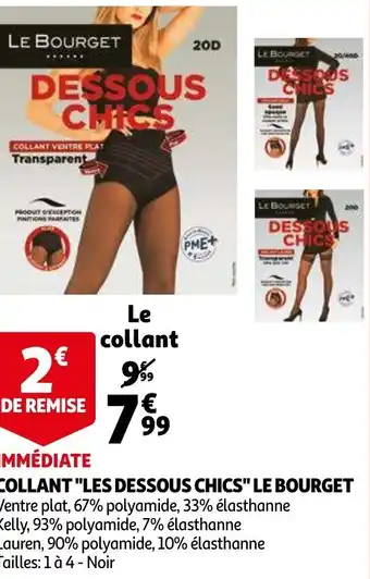 Auchan Collant "les dessous chics" le bourget offre