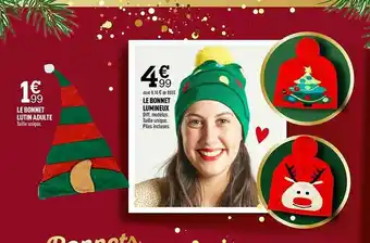 Centrakor Le Bonnet Lutin Adulte, Le Bonnet Lumineux offre