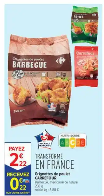 Carrefour Contact Grignottes De Poulet Carrefour offre