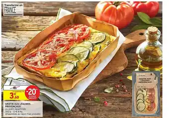 Intermarché Hyper Gratin Au Légumes Provençaux offre