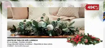 Costco Centre De Table De Noël Lumineux offre