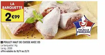 Leader Price Poulet Haut De Cuisse Avec Os offre
