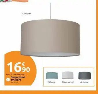 Mr Bricolage Suspension Cylindre offre