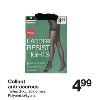 Zeeman Collant Anti-accrocs offre