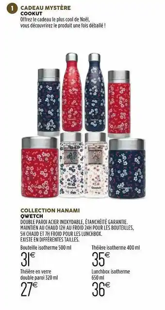 Culinarion Cadeau Mystère Cookut, Collection Hanami Qwetch offre