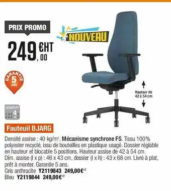 Plein ciel Fauteuil Bjarg offre