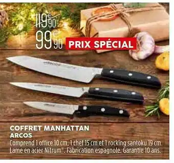 Culinarion Coffret Manhattan Arcos offre