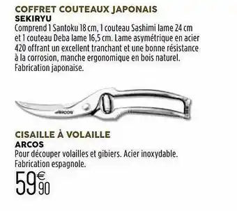 Cisaille Ă Volaille Arcos