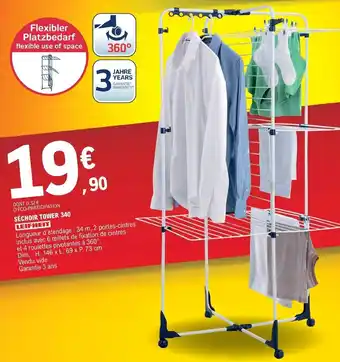 E.Leclerc Séchoir tower 340 offre