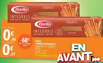 E.Leclerc Pâtes "barilla integrale" offre