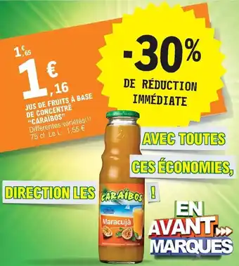 E.Leclerc Jus de fruits à base de concentré offre
