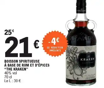 E.Leclerc Boisson spiritueuse à base de rhum et d'épices offre