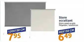 Action Store Occultant offre
