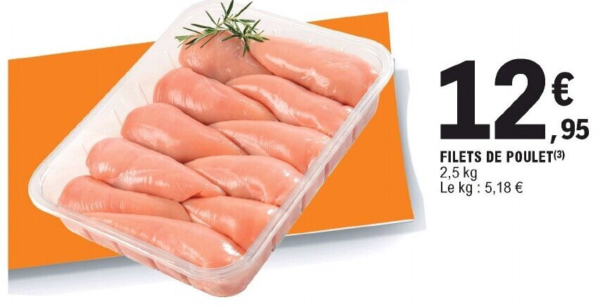Filet de poulet leclerc