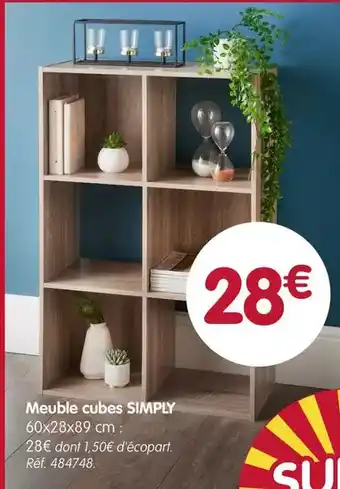 b&m Simply - meuble cubes offre