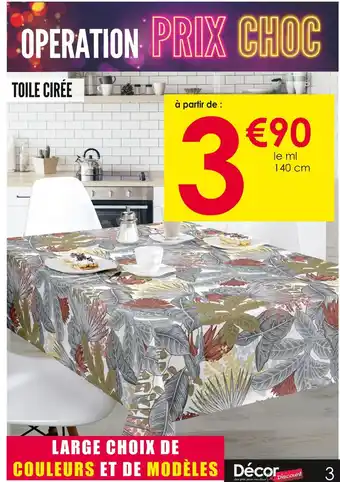 Décor Discount Toile cirée offre