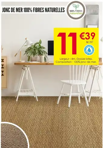 Décor Discount Jonc de mer 100% fibres naturelles offre