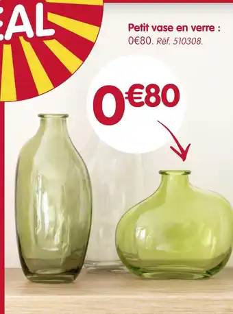 b&m Petit vase en verre offre