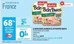 Super U U - jambon sec supérieur de montagne saveurs offre