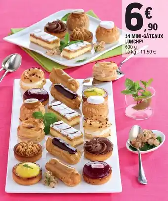 E.Leclerc 24 Mini-gâteaux lunch offre