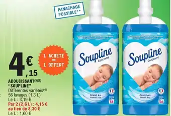 E.Leclerc Adoucissant "soupline" offre