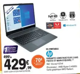 E.Leclerc PC portable offre