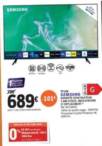 E.Leclerc TV LED offre