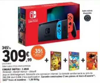 E.Leclerc Consolé switch offre