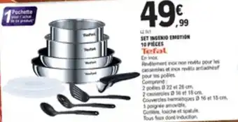 E.Leclerc Set ingenio emotion 10 pièces offre