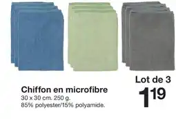 Zeeman Chiffon en microfibre offre