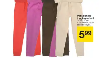 Zeeman Pantalon de jogging enfant offre