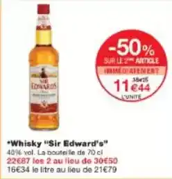 Auchan Clan campbell - whisky offre